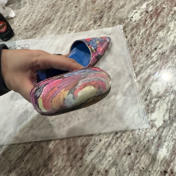 Manolo blahnik x opening ceremony floral flats. Sz 36.5. - Picture 6 of 7